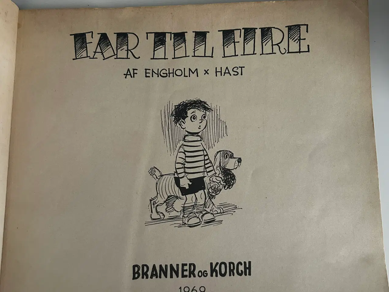 Billede 3 - Far til fire tegneserie