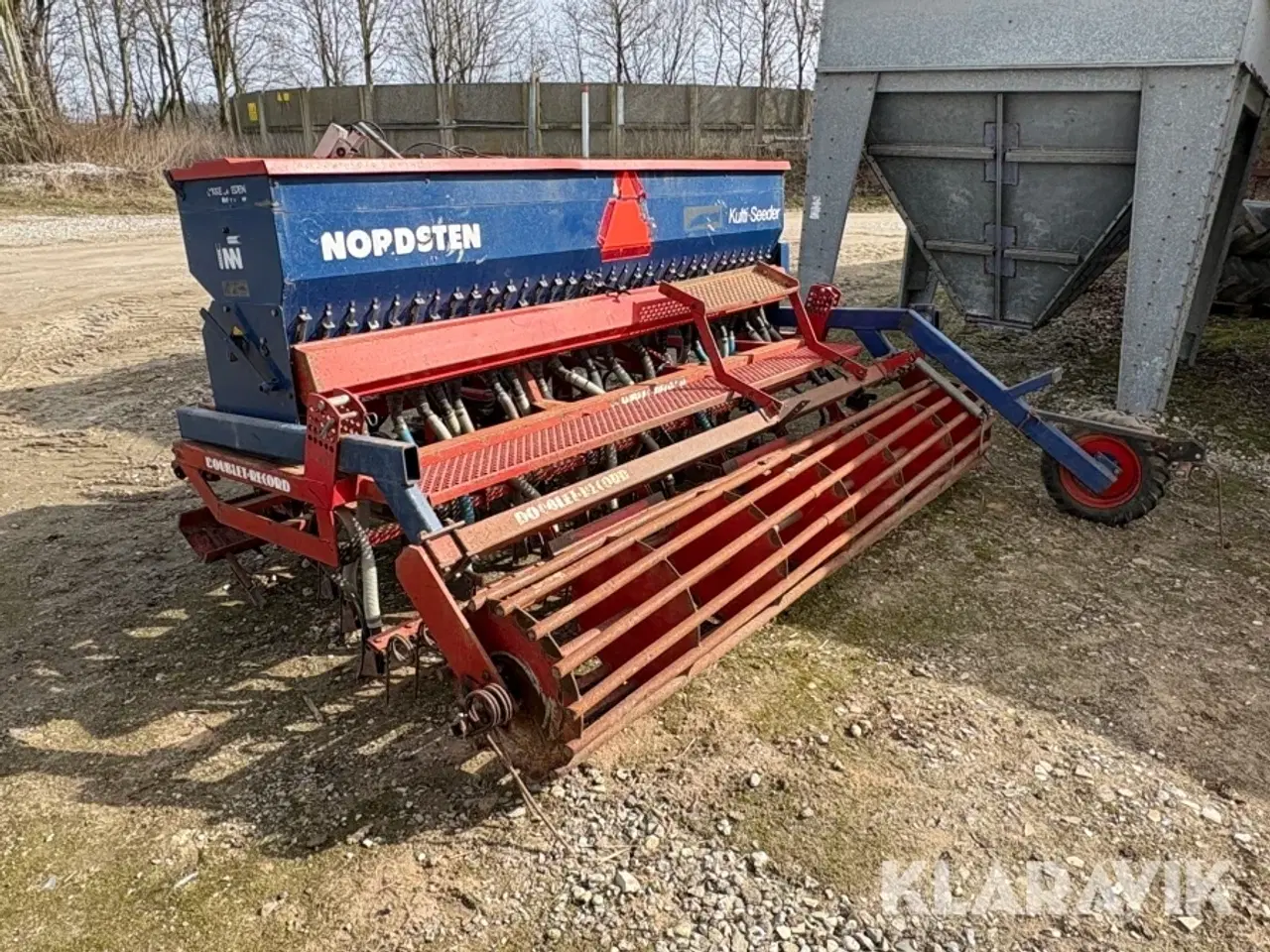 Billede 3 - Såmaskine Nordsteen Kulti-Seeder med dobbelt-Record såbedsharve