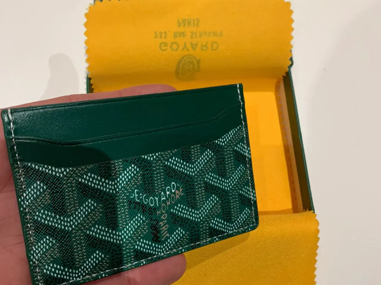 Billede 3 - Goyard kortholder green