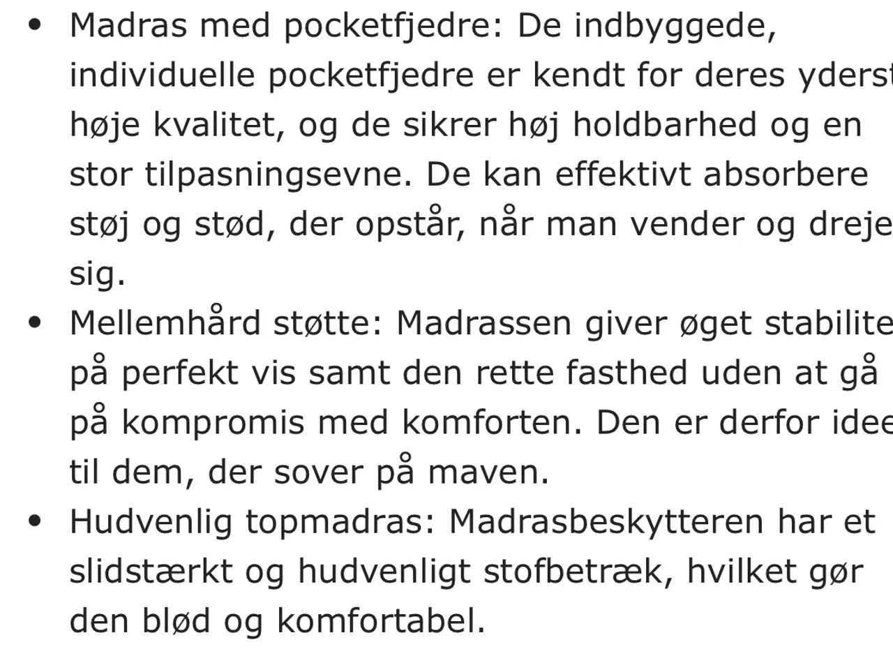 Billede 7 - Madras til Kontineltalseng