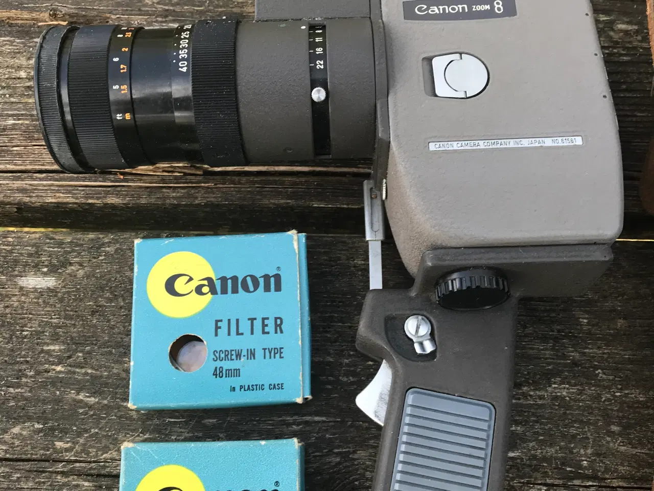 Billede 2 - Canon Zoom 8 vintage 8MM Film Kamera Original Læd