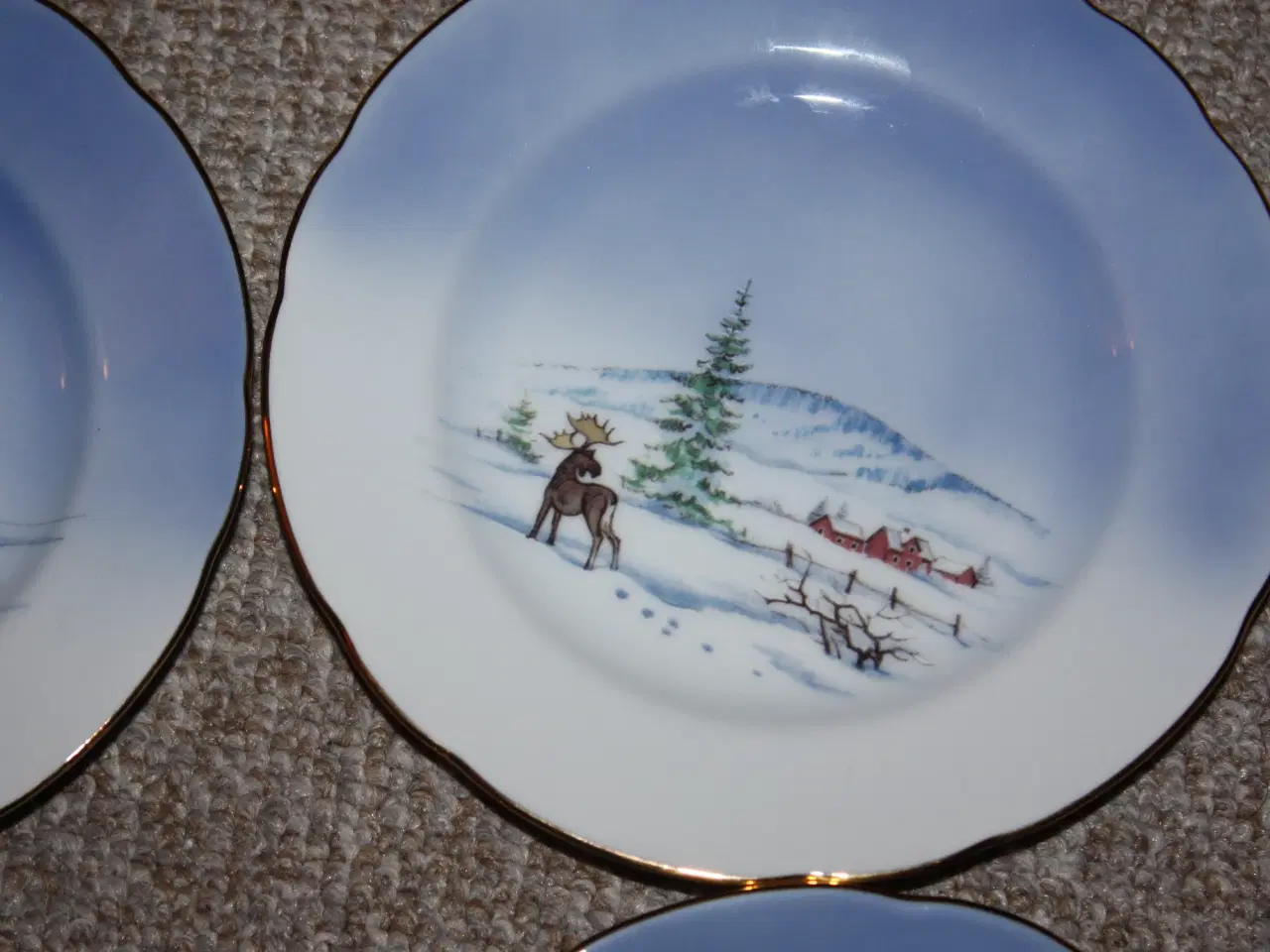 Billede 6 - Kaffekop Christineholm Firkløveren Vinterstemning 