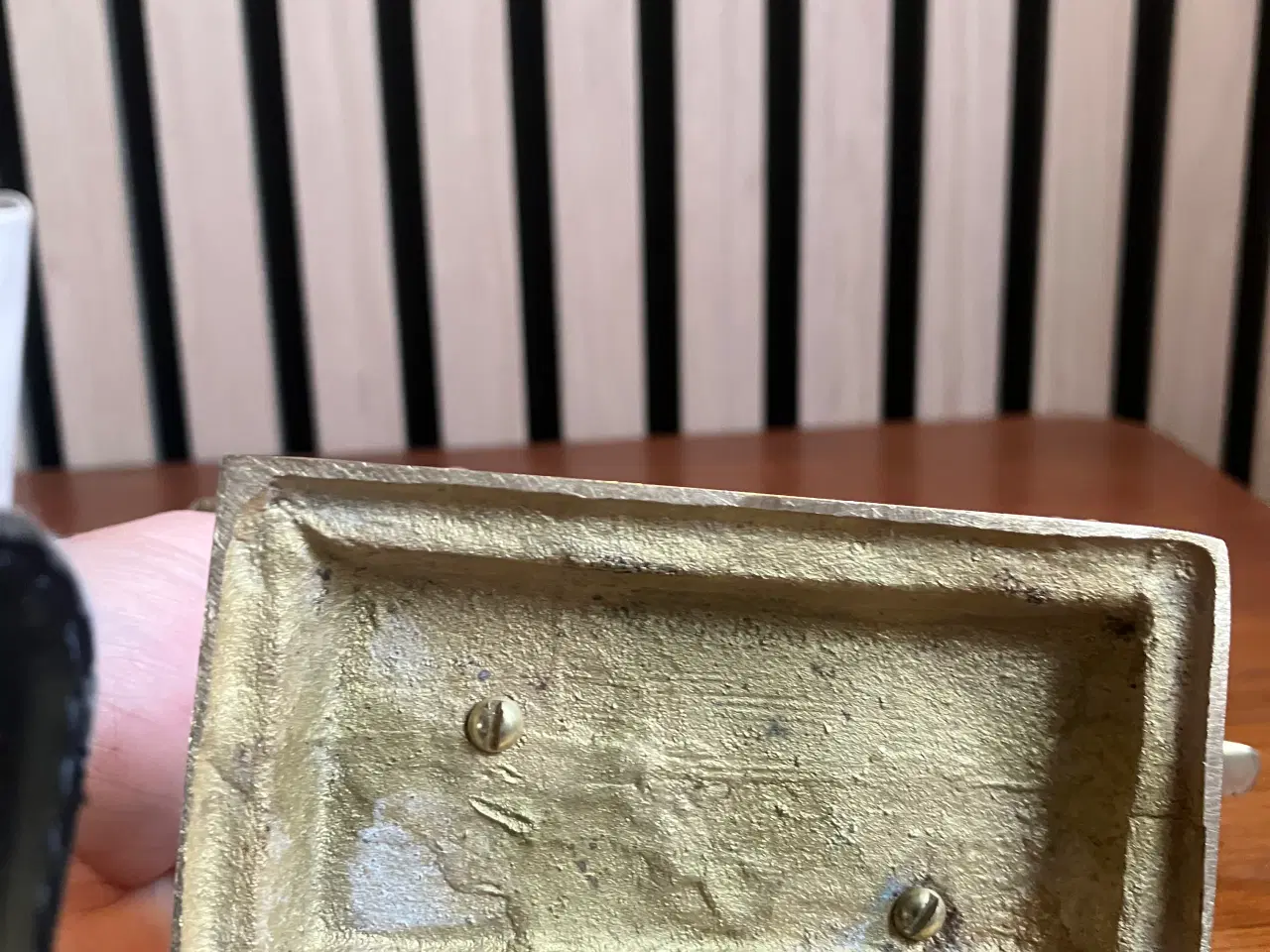 Billede 3 - Vintage messing hest med patina.