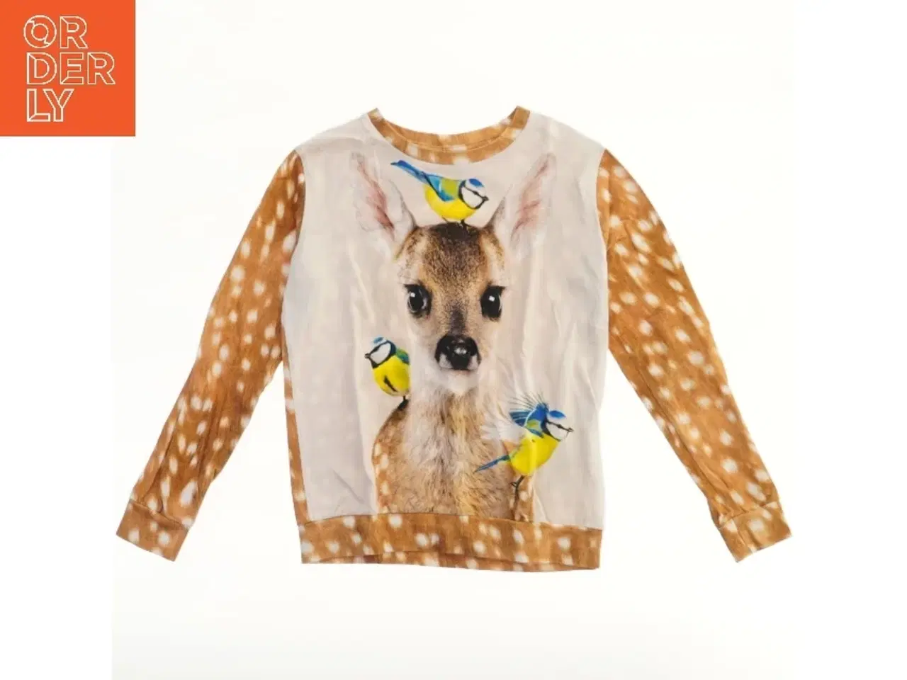 Billede 2 - Molo sweatshirt med dådyrpelsprint (str. 140)