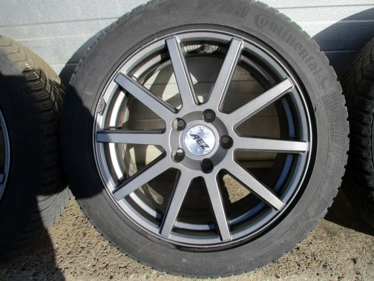 Billede 4 - 17" AEZ 5X115 ET40 nav70 225/50/17" vinterdæk