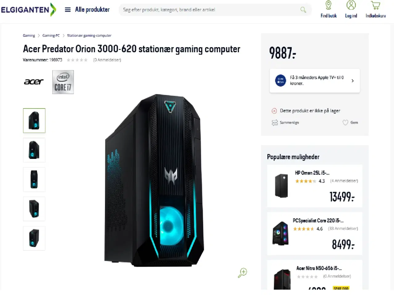 Billede 2 - i5 RTX Gamer Pc + 27" Skærm