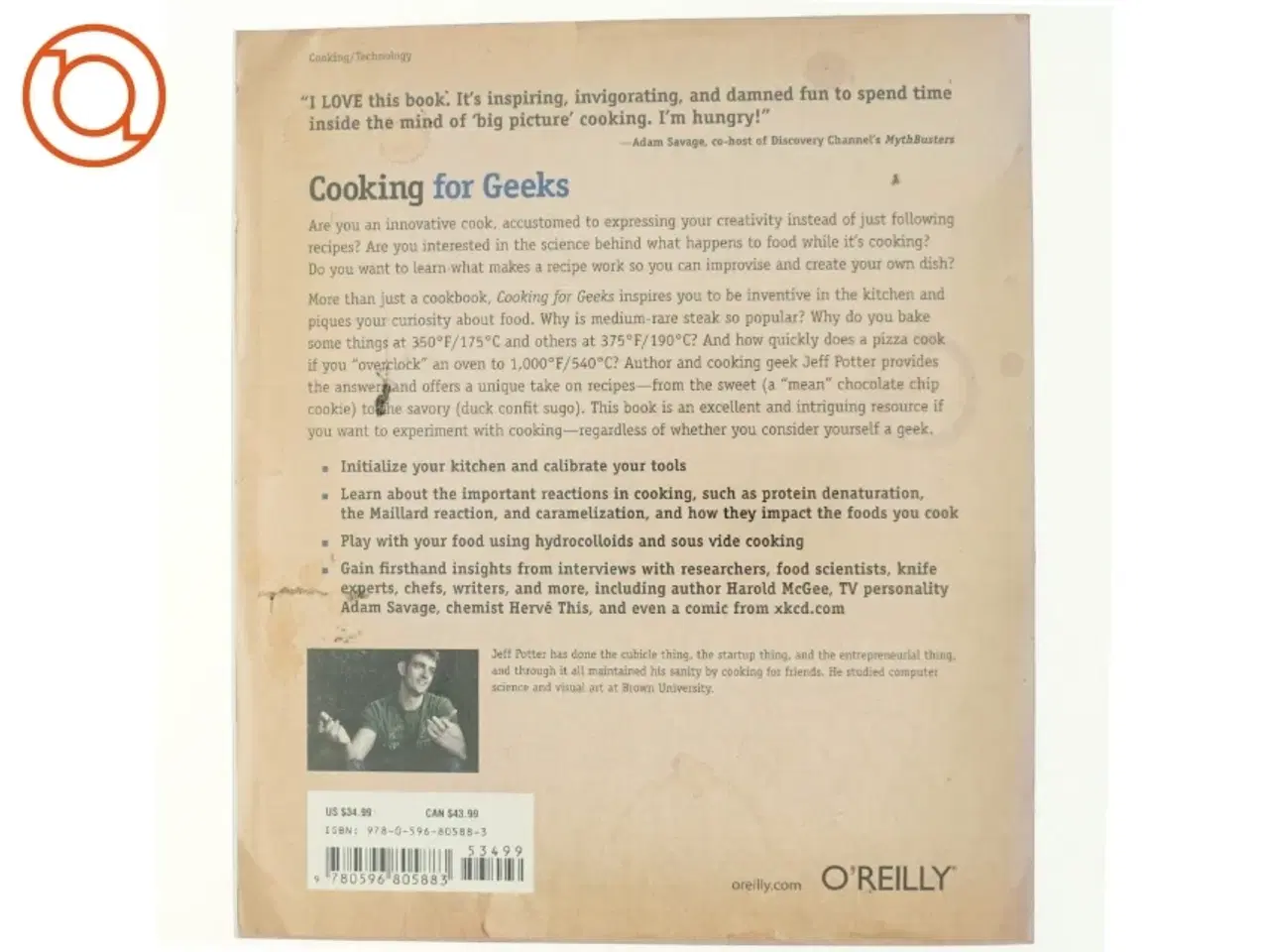 Billede 3 - Cooking for geeks : real science, great hacks, and good food (Bog)