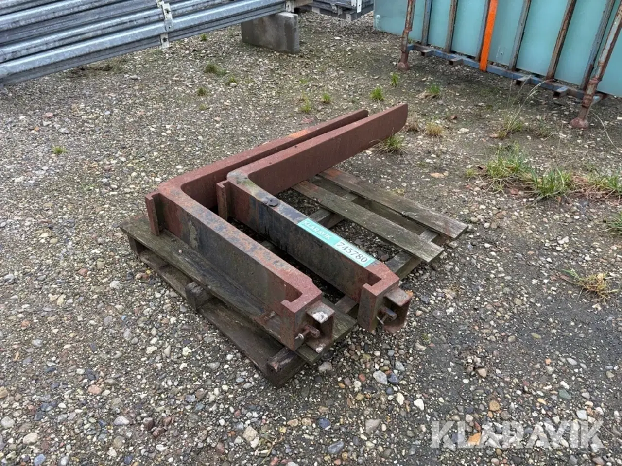 Billede 1 - Pallegafler - 2 styk