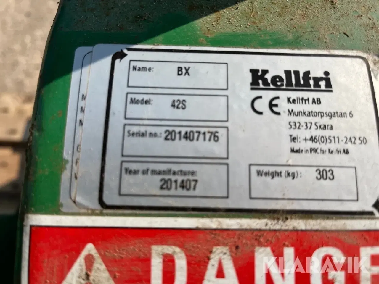 Billede 8 - Flismaskine Kellfri BX 42 S