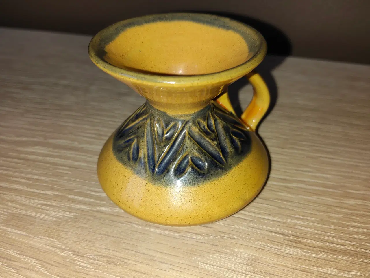 Billede 1 - Fin lille keramik lysestage