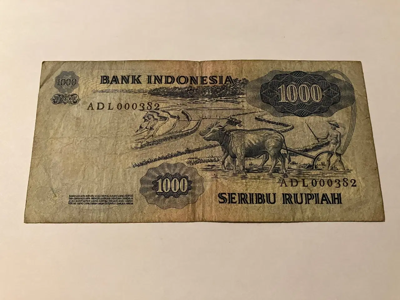 Billede 2 - 1000 Rupiah Indonesia - Dårlig stand