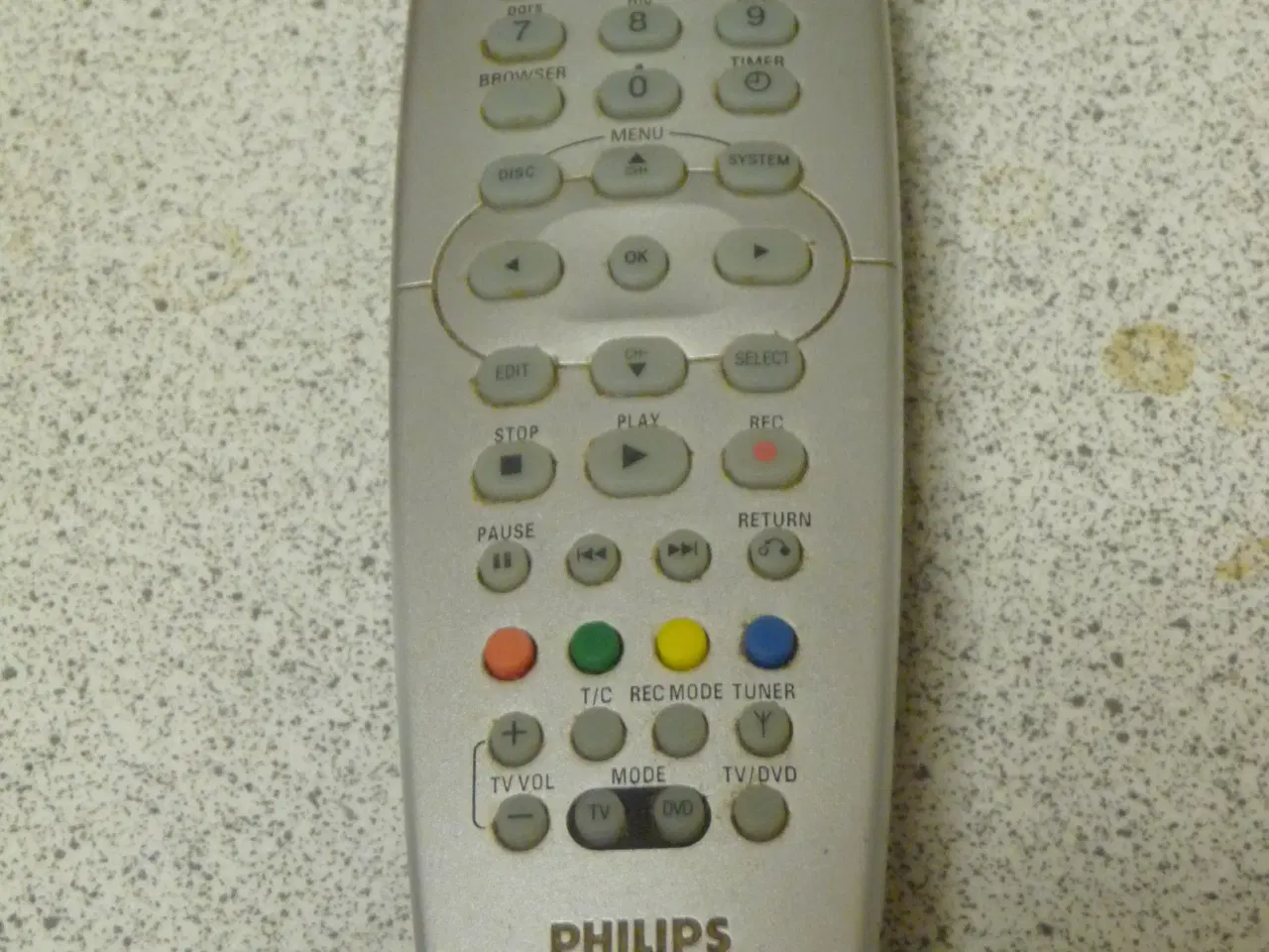 Billede 1 - philps fjernbetjening til dvd optager søges bill