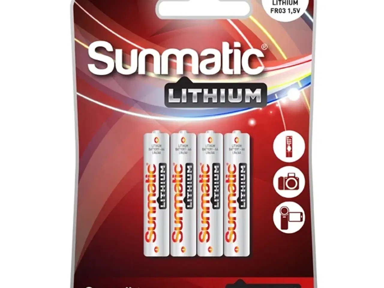 Billede 1 - Sunmatic lithium bat. aaa 1,5 V
