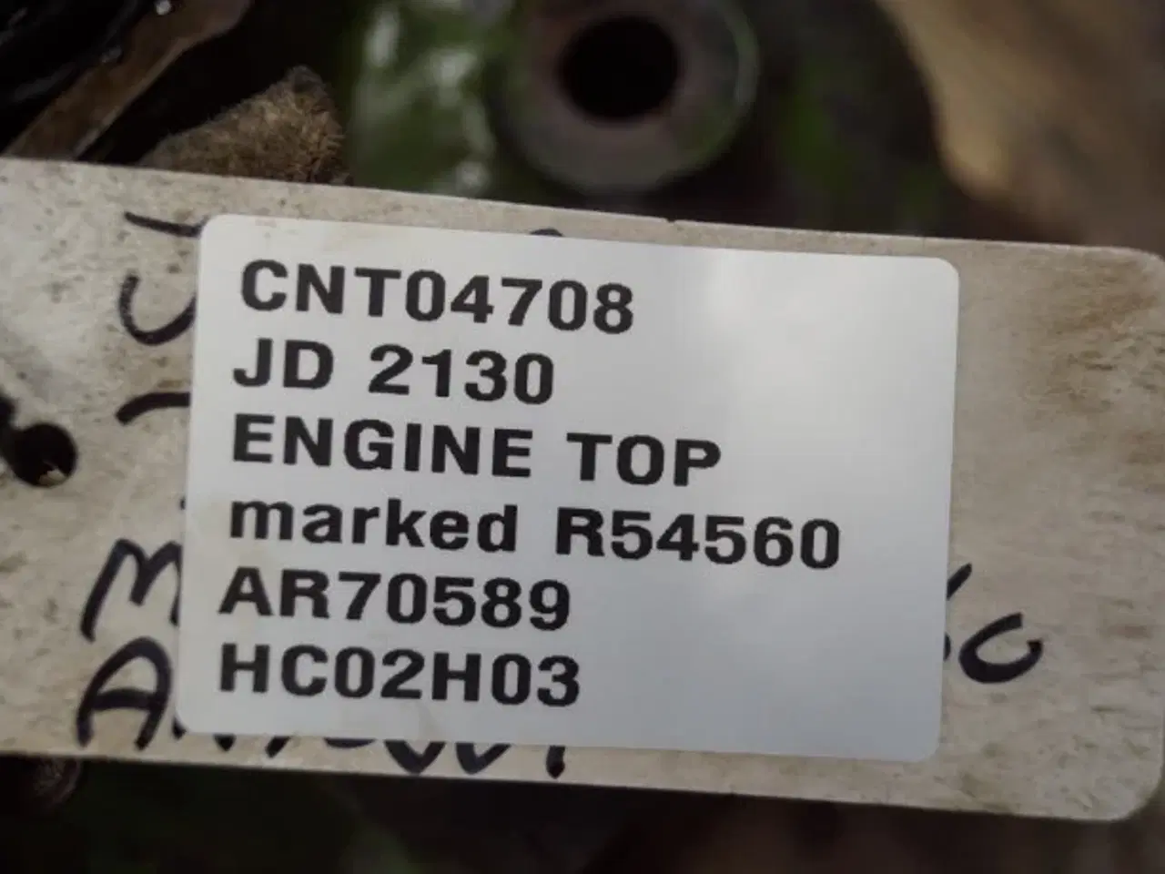 Billede 2 - John Deere 4239 Topstykke AR62452