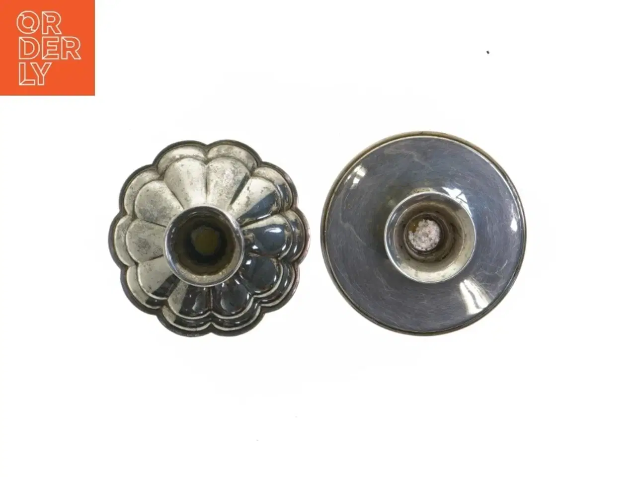Billede 2 - Sæt af vintage lysestager (str. Ø 11 cm)