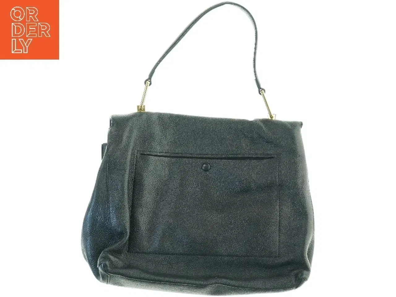 Billede 2 - Liya Sort skuldertaske i læder fra Coccinelle (str. 35 x 32 cm)