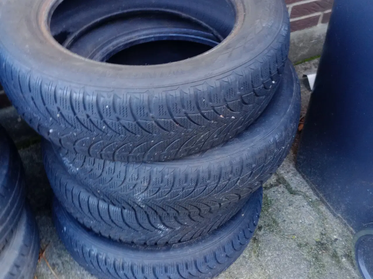 Billede 1 - 14" fælge + 15 "dæk