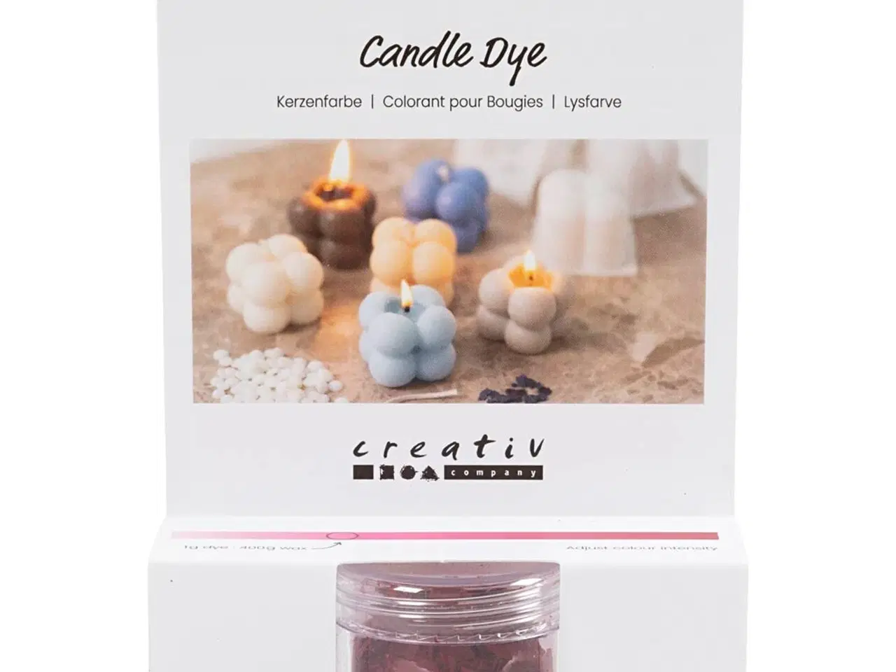 Billede 1 - Lysfarve, pink, 5g/ 1 pk.