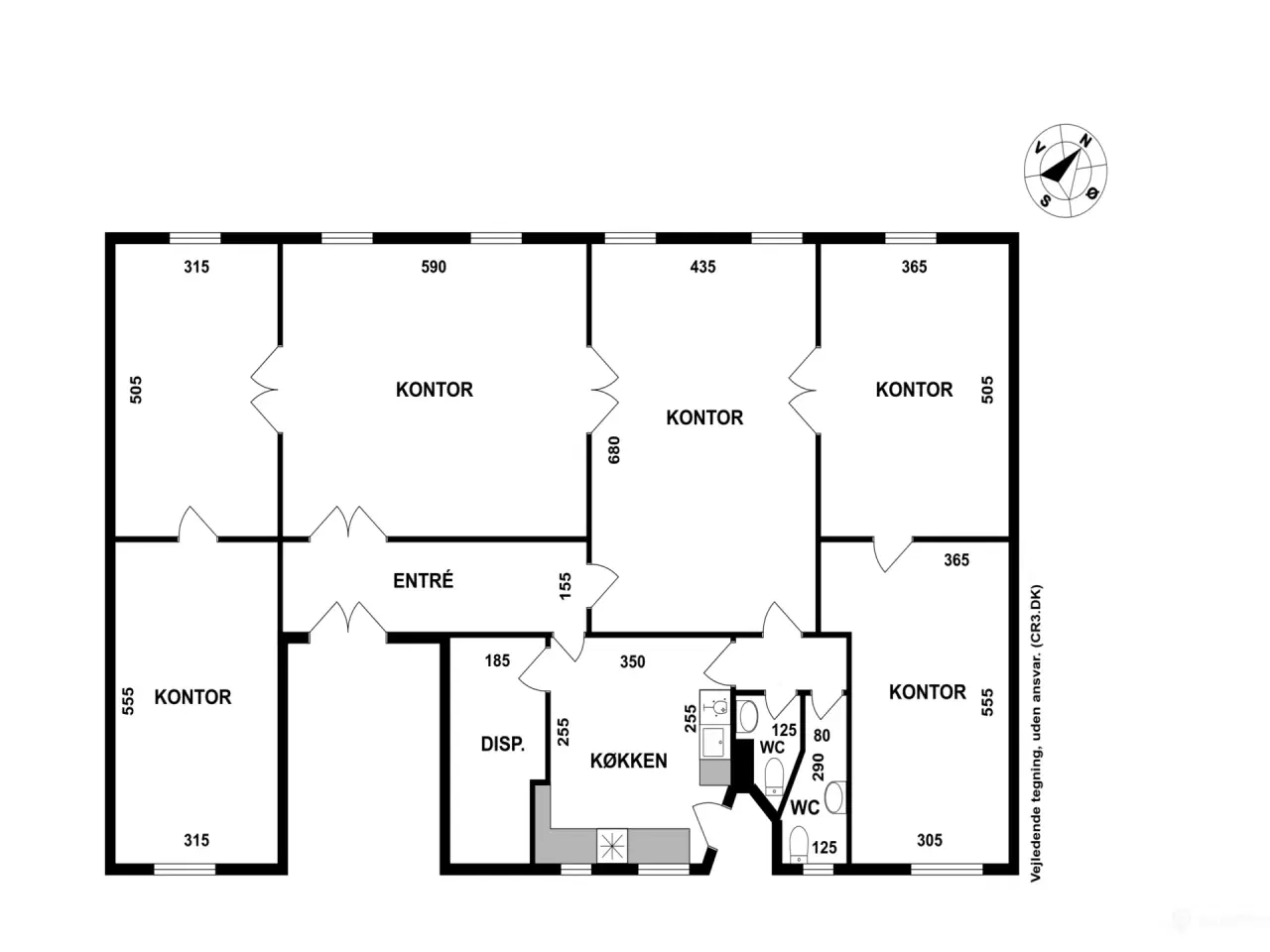 Billede 12 - Præsentabelt og herskabeligt lejemål med adgang til grønt udeareal