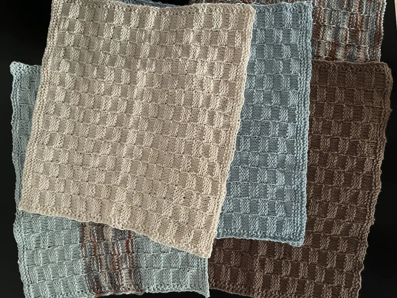 Billede 2 - Karklude / vaskeklude hjemme strikkede