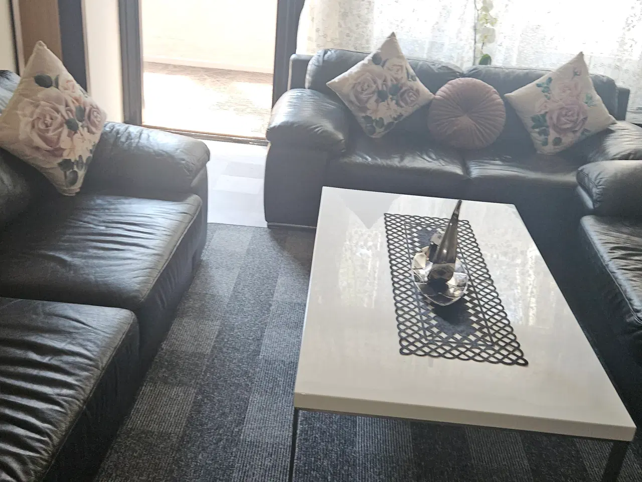 Billede 3 - Ægte læder sofa 