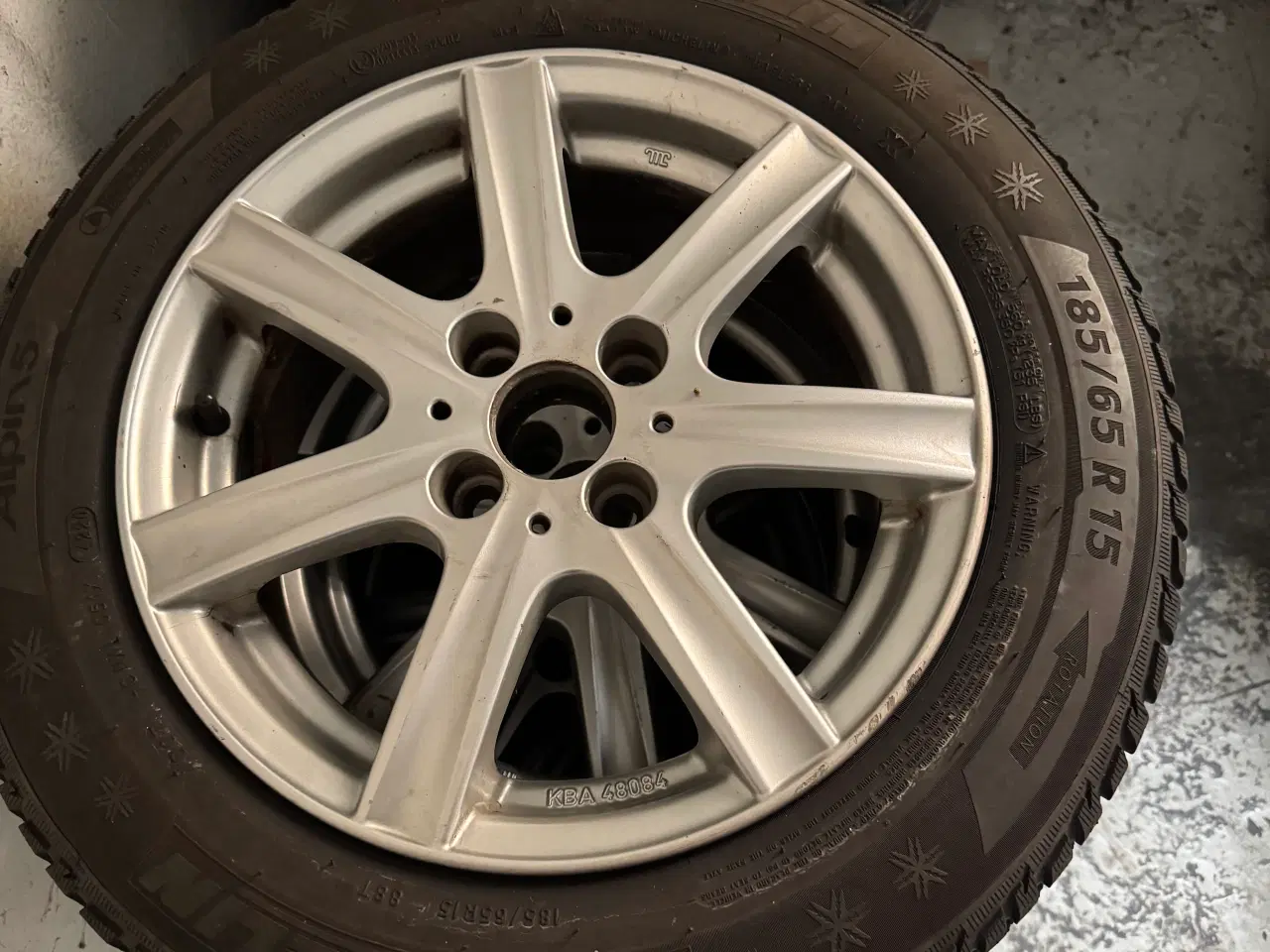 Billede 1 - 4x100 vinterhjul med michelindæk