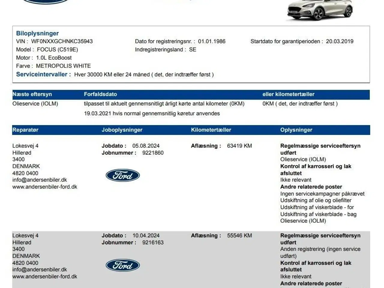 Billede 17 - Ford Focus 1,0 EcoBoost Active 125HK 5d 6g