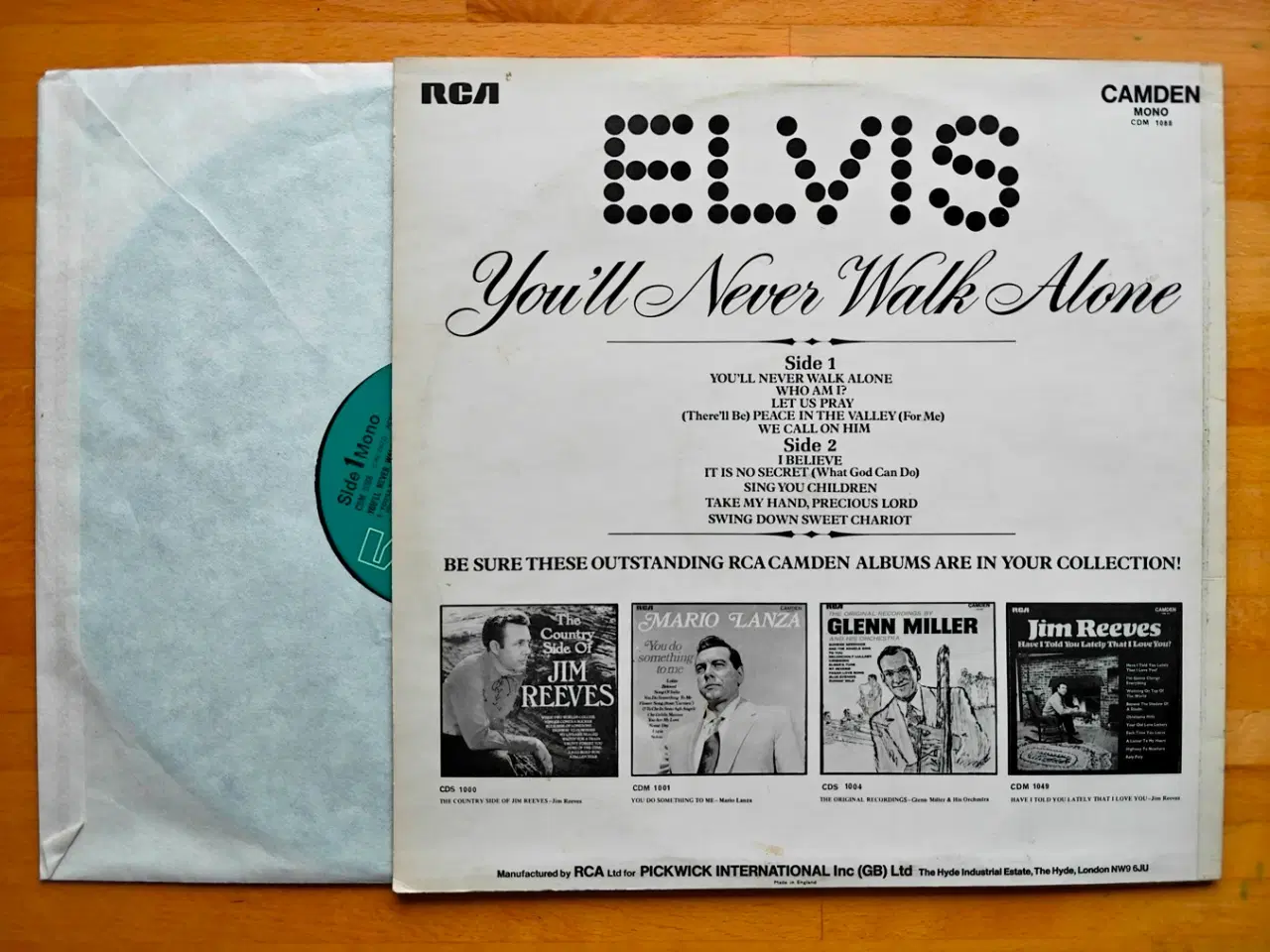 Billede 2 - LP, Elvis Presley – You'll Never Walk Alone