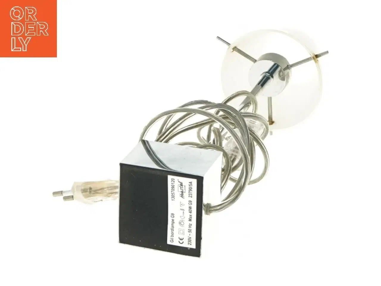 Billede 3 - Hvid Herstal bordlampe (str. 35x6x6 cm)