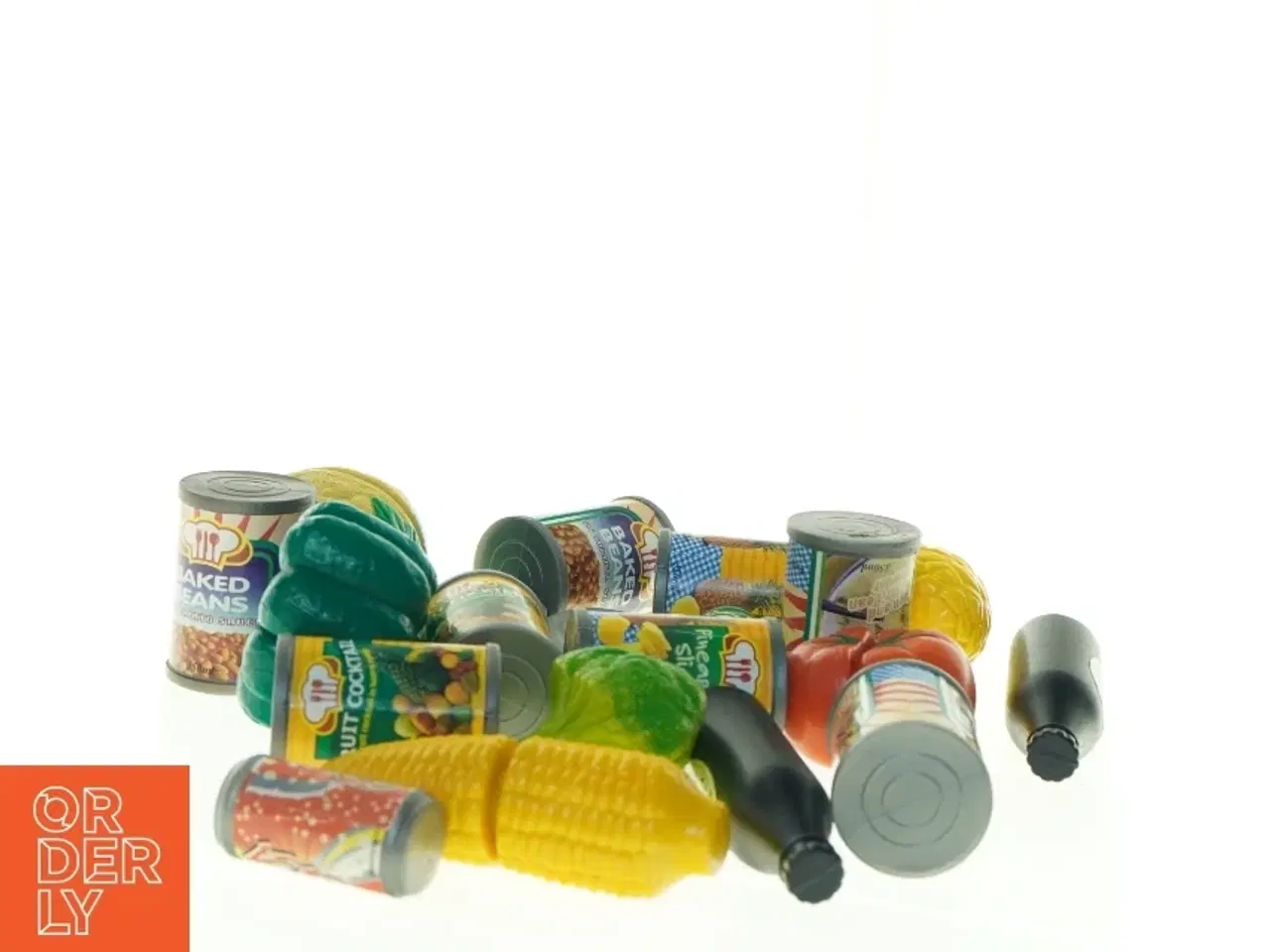Billede 1 - Plastik legefødevarer (str. Dåse 6 cm)