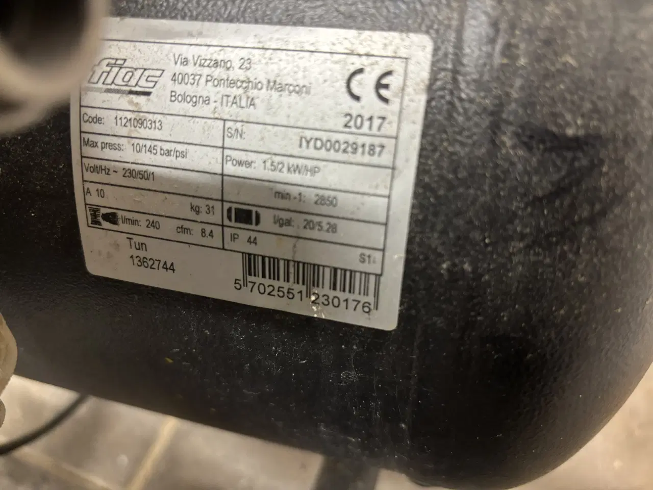 Billede 6 - Unimerco TJEP FIAC kompressor. 