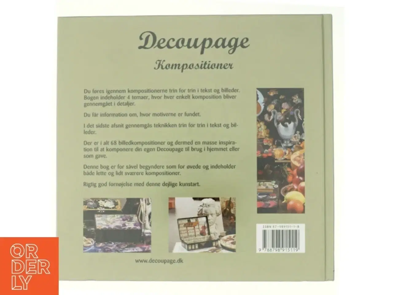 Billede 3 - Decoupage kompositioner af Dorthe Dencker (Bog)