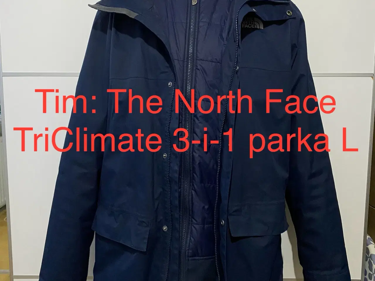 Billede 1 - The North Face Triclimate “3 i en” parka L