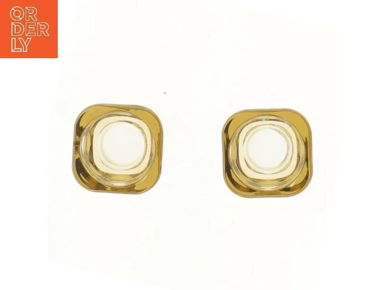 Billede 2 - Tea light holdere i glas (str. 2 stk 5x5,5 cm)