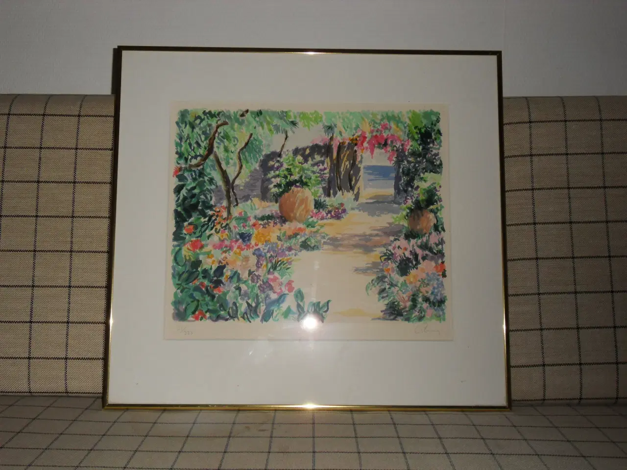 Billede 1 - Charles Penny. Litografi. Natur. Have. Blomster