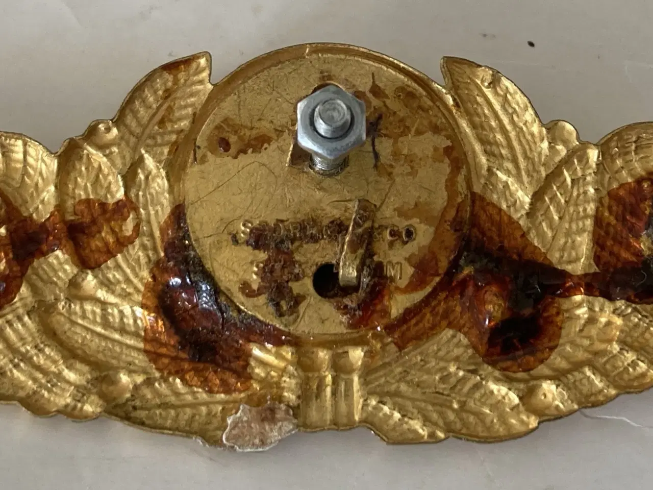 Billede 2 - Kasket emblem Flyselskab SAS Kaptajn (stor model)