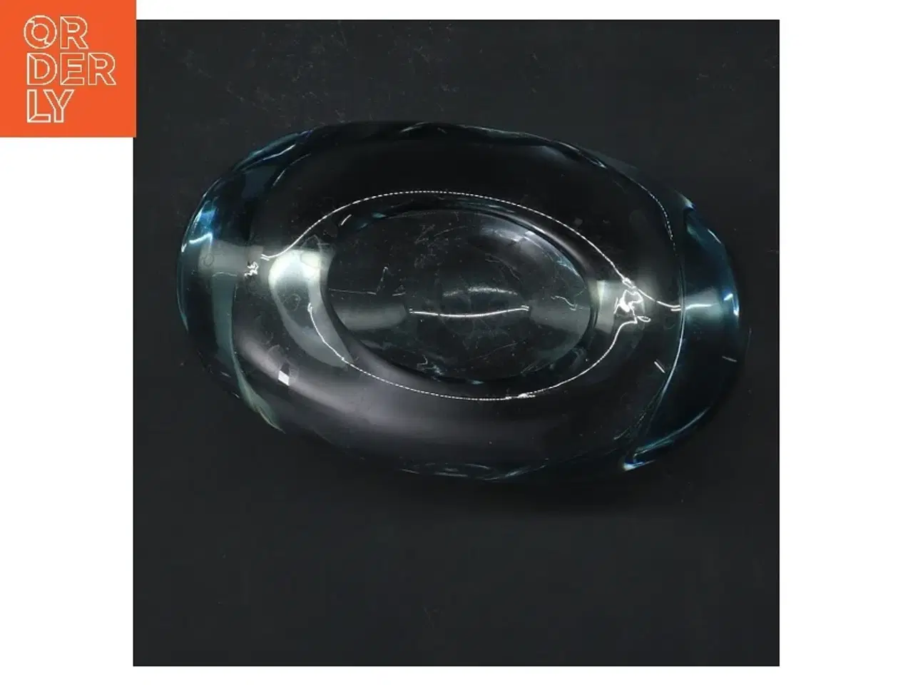 Billede 2 - Glasvase, hjerteformet (str. 11,5 cm)