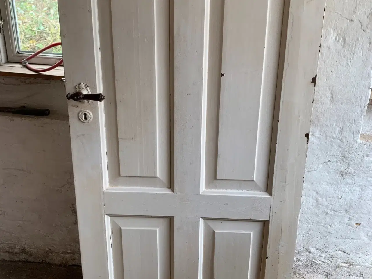 Billede 1 - Fyldningsdør i fyrretræ, sjælden kombination