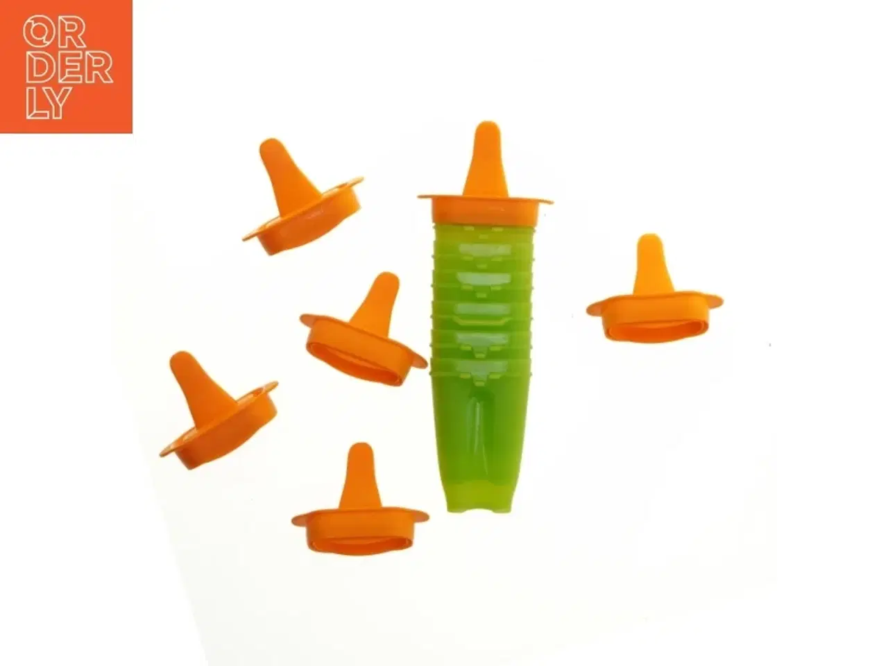 Billede 1 - Isform med låg fra Tupperware (str. 9,5 cm)