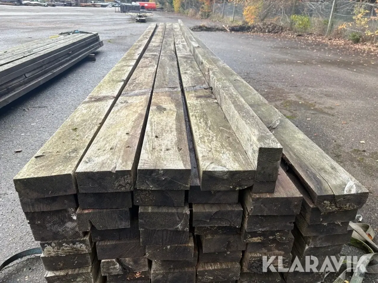 Billede 9 - Træ bjælker 2 paller