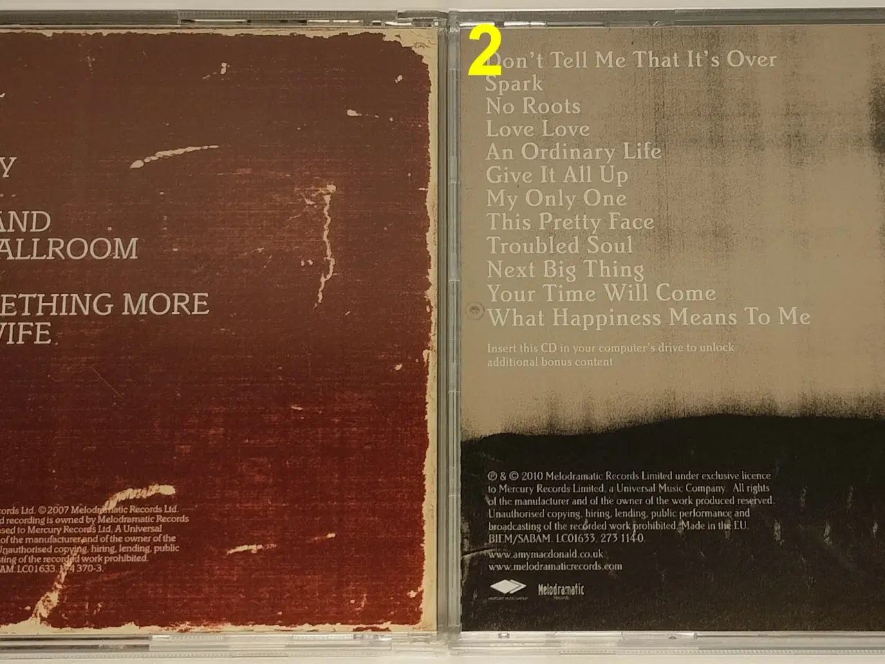 Billede 2 - Amy Macdonald, CD'er, 2 Titler