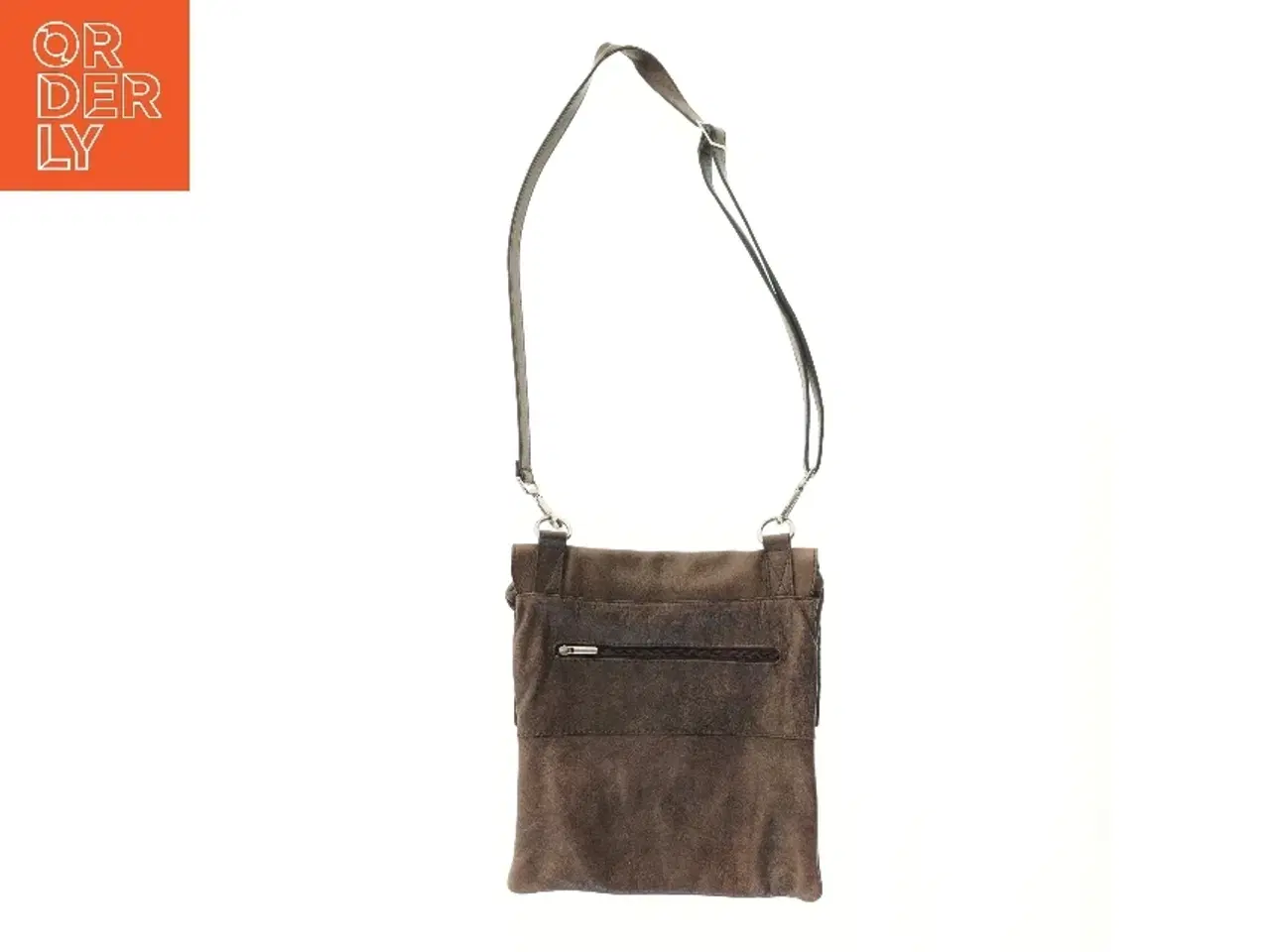 Billede 2 - Brun skuldertaske (str. 32x28 cm)