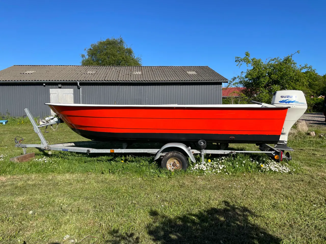Billede 1 - Kegnæs 408 med motor og trailer 