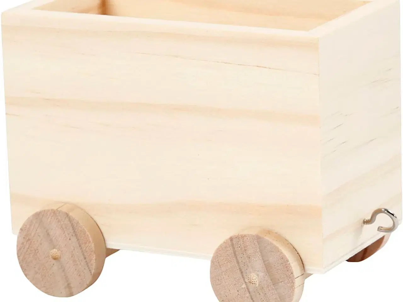 Billede 1 - Lille Træ Togvogn til Leg og Kreativ Dekoration