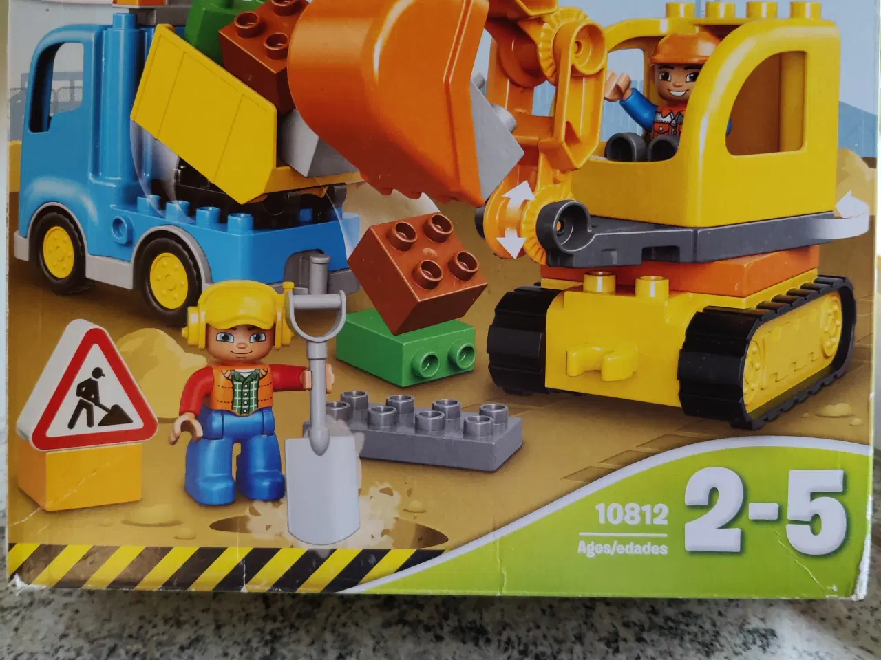 Billede 1 - Lego Duplo 10812 gravemaskine og lastbil 