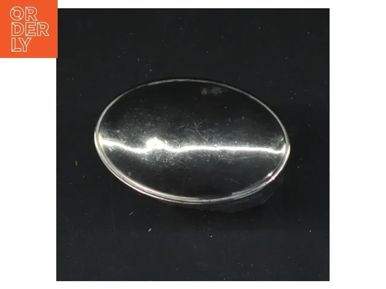 Billede 2 - Glasbeholder med metallåg (str. 10 cm)