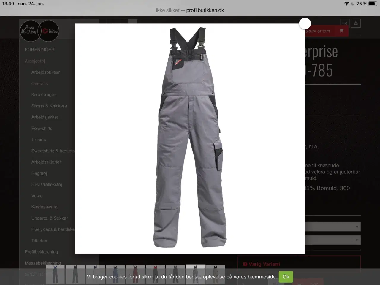 Billede 1 - ENGEL overall grå