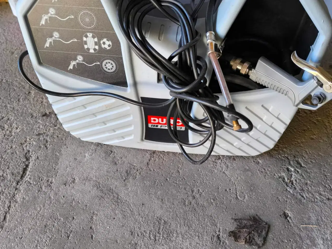 Billede 1 - Duro D-AC 190 kompressor med manometer og tilbehør