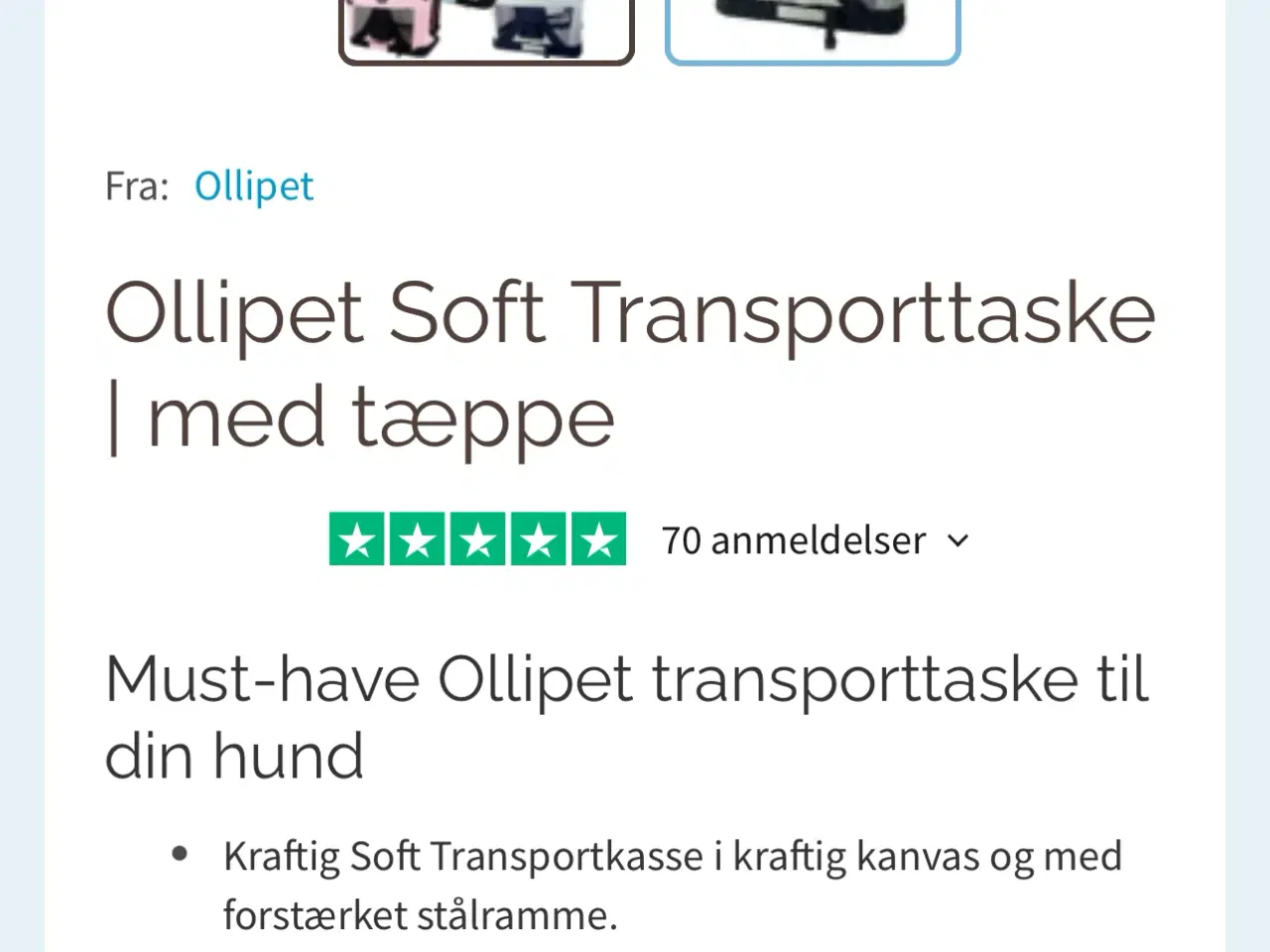 Billede 4 - Transportkasse til lille hund eller kat 