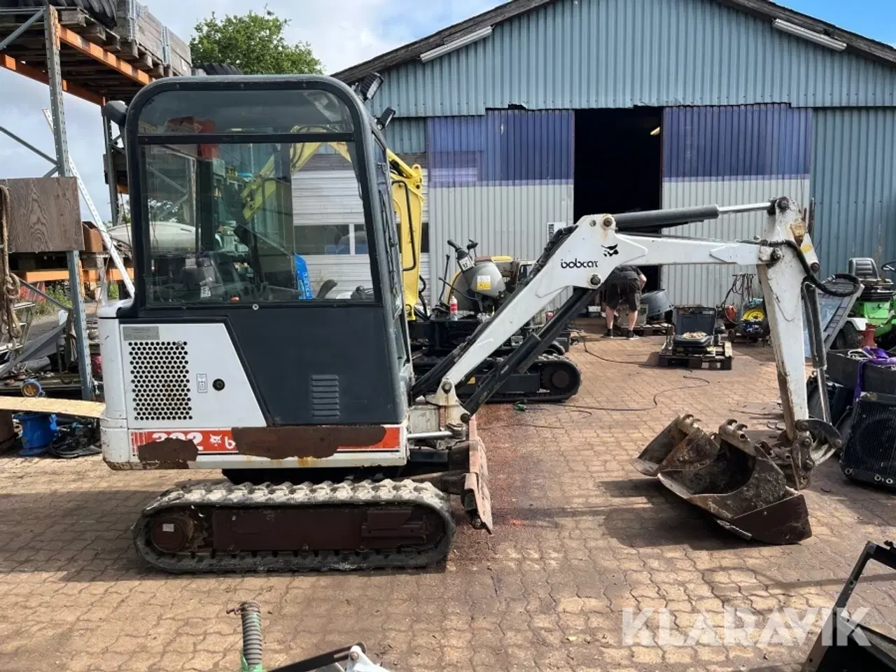 Billede 4 - MiniGravemaskine Bobcat 322 med 3 skovle